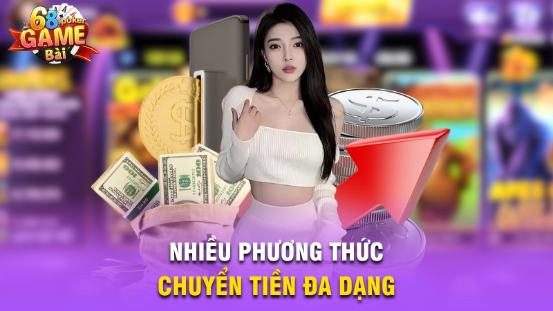 Nhiều phương thức chuyển tiền đa dạng